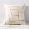Faro Natural And White Outdoor Throw Pillow 20'' -Home Series Shop FaroWhtNNatODPillow20x20SHS23