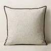 Fay Grey Throw Pillow With Down-Alternative Insert 23'' -Home Series Shop FayGreySilkPillow23inSHS23