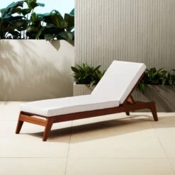 Filaki Outdoor Lounger With Natural Cushion
