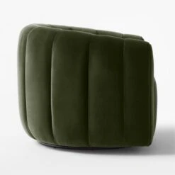 Fitz Channeled Green Velvet Swivel Chair 13 Fitz Channeled Green Velvet Swivel Chair -Home Series Shop FitzGreenVelvetChairSDSSS22