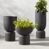 Flatform Charcoal Cement Indoor/Outdoor Planter Set Of 3 -Home Series Shop FlatformPlanterChrclGrpFHS22