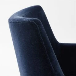 Foley Faux Mohair Navy Dining Armchair Set Of 4 11 Foley Faux Mohair Navy Dining Armchair Set Of 4 -Home Series Shop FoleyNvyFxMhrDiningChairAVSSF21 1