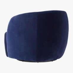 Gwyneth Navy Velvet Swivel Chair -Home Series Shop GwynethNavyVelvetChair3QBF19