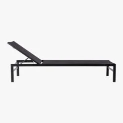 Idle Black Outdoor Sun Lounger -Home Series Shop IdleIISunLoungerBlkAV2S19
