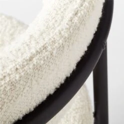 Inesse Boucle Ivory Dining Chair -Home Series Shop InesseIvoryDiningChairAVSSF21