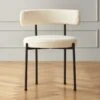Inesse Boucle Ivory Dining Chair -Home Series Shop InesseIvoryDiningChairSHF21