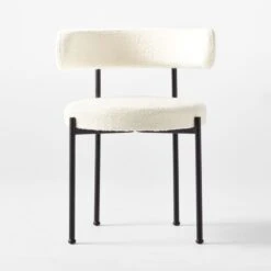 Inesse Boucle Ivory Dining Chair -Home Series Shop InesseIvoryDiningChairSOSSF21