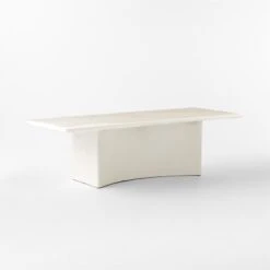 Irie Rectangular White Concrete Dining Table -Home Series Shop IrieDiningTable3QSSF23