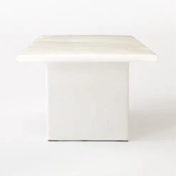 Irie Rectangular White Concrete Dining Table -Home Series Shop IrieDiningTableSDSSF23