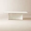 Irie Rectangular White Concrete Dining Table