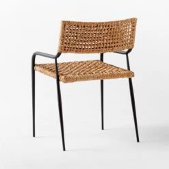 Isola Woven Dining Chair -Home Series Shop IsolaNatFiberChair3QBSSS23
