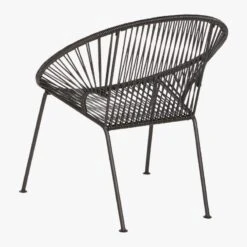 Ixtapa Black Outdoor Chair -Home Series Shop IxtapaChairBlack3QBS20