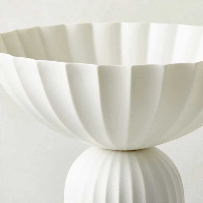 Jeanne Fluted White Porcelain Table Lamp 5 Jeanne Fluted White Porcelain Table Lamp - Image 3