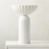 Jeanne Fluted White Porcelain Table Lamp -Home Series Shop JeanneFltdPrclnTableLampSHS23