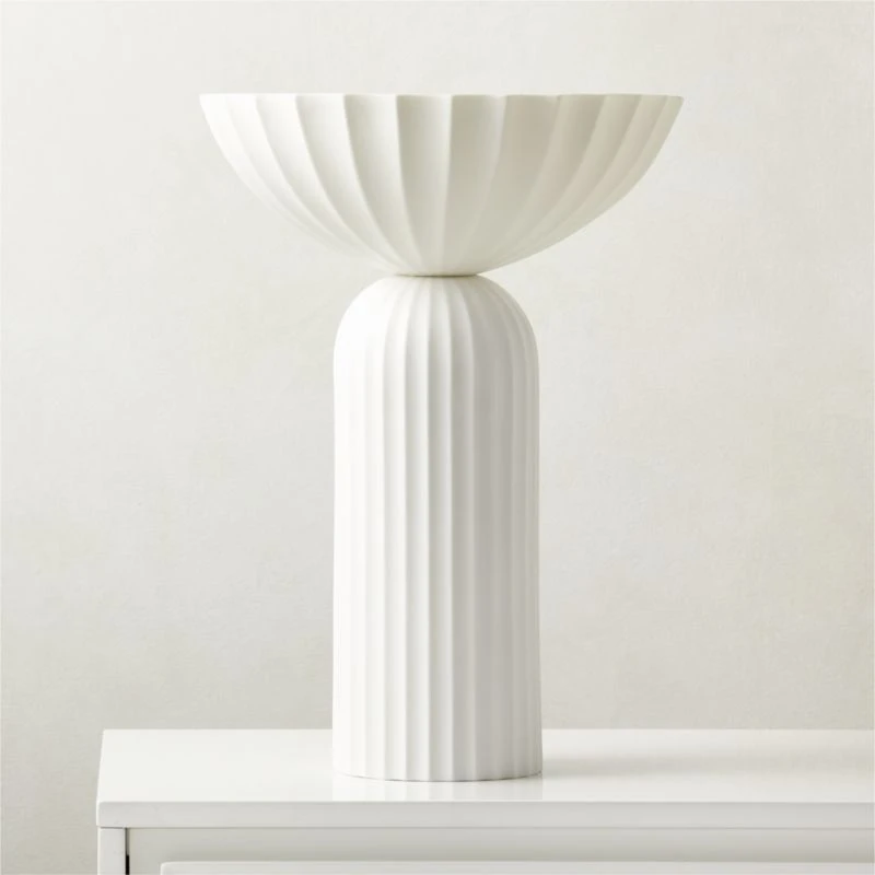 Jeanne Fluted White Porcelain Table Lamp 3 Jeanne Fluted White Porcelain Table Lamp
