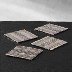 Tuareg Metal Coasters Set Of 4
