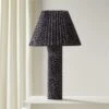Scrunch Black And White Table Lamp -Home Series Shop KMScrunchTableLampROF20
