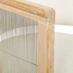 Kaishi White Fabric Chair With Whitewashed Ash Frame -Home Series Shop KaishiChairLindySnowAVS17