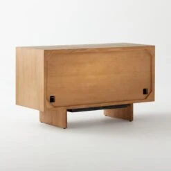 Kibo Steel And Oak Wood Media Console 42.5'' -Home Series Shop KiboCredenza3QBSSF21
