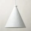 Lani White Pendant Light -Home Series Shop LaniPlasterPendantROS22