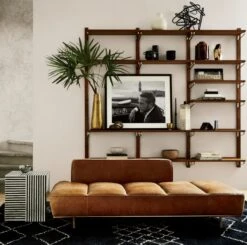 Walnut Modular Single Shelf 39.5" -Home Series Shop LawndaleDaybedJL18