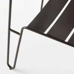 Luther Black Metal Outdoor Dining Chair -Home Series Shop LutherBlkDiningChairAVSSS23