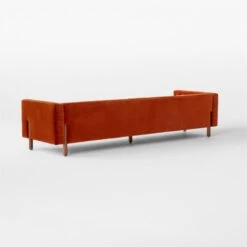 Marconi 4-Seater Tufted Rust Velvet Sofa -Home Series Shop Marconi4StrCpVltTftdSofa3QBSSF22