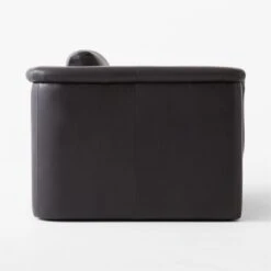 Mardones Black Leather Lounge Chair -Home Series Shop MardonesBlackLthrChairSDSSF23