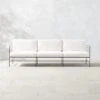 Marteau Black Iron Outdoor Sofa With White Sunbrella® Cushions 1 Marteau Black Iron Outdoor Sofa With White Sunbrella® Cushions -Home Series Shop MarteauSofaSHS23