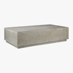 Matter Grey Cement Rectangle Coffee Table -Home Series Shop MatterGryRectCoffeeTbl3QS20