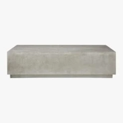 Matter Grey Cement Rectangle Coffee Table -Home Series Shop MatterGryRectCoffeeTblSOS20
