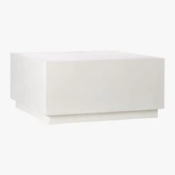 Matter Ivory Cement Square Coffee Table -Home Series Shop MatterIvryCementCoffeeTbl3QS20