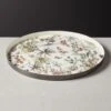 Jungle Print Round Serving Tray -Home Series Shop MidnightJnglEnmlSrvngTrySHF20