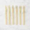 Set Of 6 Mini Gold Cocktail Forks -Home Series Shop MiniGoldCocktailForksS6SHS17