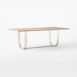 Montclare Oak Wood And Metal Dining Table -Home Series Shop MontclareOkNMtlDnngTbl3QSSS22