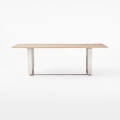 Montclare Oak Wood And Metal Dining Table -Home Series Shop MontclareOkNMtlDnngTblSOSSS22