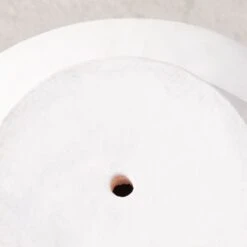 Myla White Terracotta Indoor/Outdoor Planter Bowl With Handles Large -Home Series Shop MylaPlanterVaseWhiteAV3SHS23