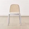 Nadia White Cane Woven Chair