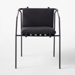 Navene Black Outdoor Dining Armchair 14 Navene Black Outdoor Dining Armchair -Home Series Shop NaveneBkDiningArmchairSOSSS22