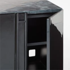 Nero Black Marble Credenza -Home Series Shop NeroHiGlossMdCredenzAVSSF22