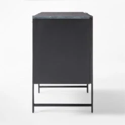 Nero Black Marble Credenza -Home Series Shop NeroHiGlossMdCredenzSDSSF22