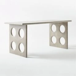 Otto Grey Concrete Desk -Home Series Shop OttoGreyConcreteDesk3QSSS21