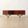 Paraggi Walnut Wood Credenza -Home Series Shop ParaggiWalnutOffcCrdnzSHF22