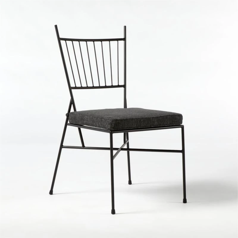 Pavilion Dining Chair With Grey Sunbrella ® Cushion Model 6350 Set Of 4 6 Pavilion Dining Chair With Grey Sunbrella ® Cushion Model 6350 Set Of 4 - Image 4