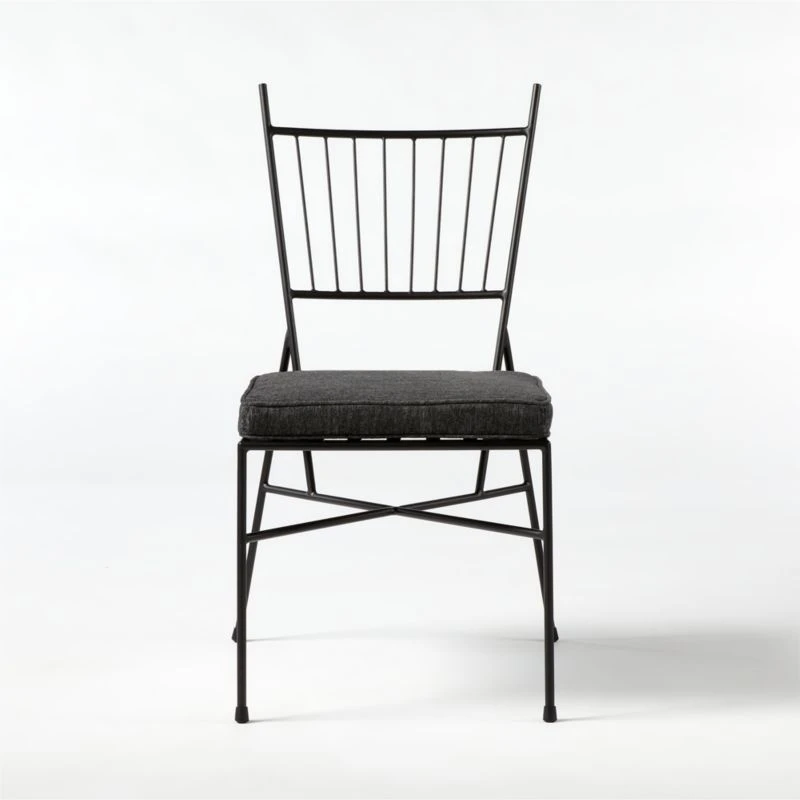 Pavilion Dining Chair With Grey Sunbrella ® Cushion Model 6350 Set Of 4 5 Pavilion Dining Chair With Grey Sunbrella ® Cushion Model 6350 Set Of 4 - Image 3