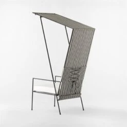 Pavilion Black Outdoor Cabana Chair With Sunbrella Cushion And Shade Model 6571 -Home Series Shop PavilionMd6530BkCbChrNSd3QBSSS22