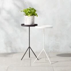 Pavilion White Cocktail Table/Plant Stand 21.5" -Home Series Shop PavilionPlntStdNCcktlTblGrpFHS22