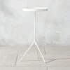 Pavilion White Cocktail Table/Plant Stand 21.5" -Home Series Shop PavilionPtSdNTblWt21p5inSHS22