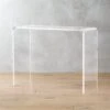 Peekaboo Acrylic Console Table 38''