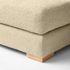 Piazza 4-Piece Modular Camel Brown Boucle Sectional Sofa With White Oak Legs -Home Series Shop Piazza4PcCmBcMdSectWOkLgAVSSF23